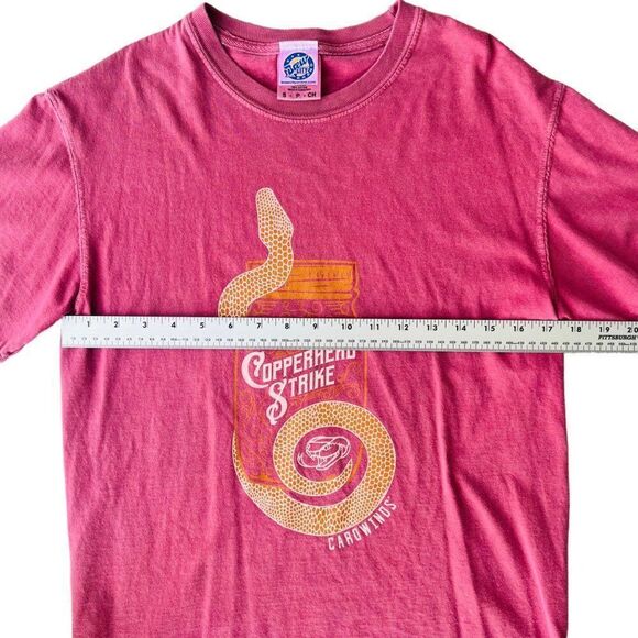 Brew City Carowinds Copperhead Strike Roller Coaster T-Shirt Unisex Small (S) - Picture 6 of 7